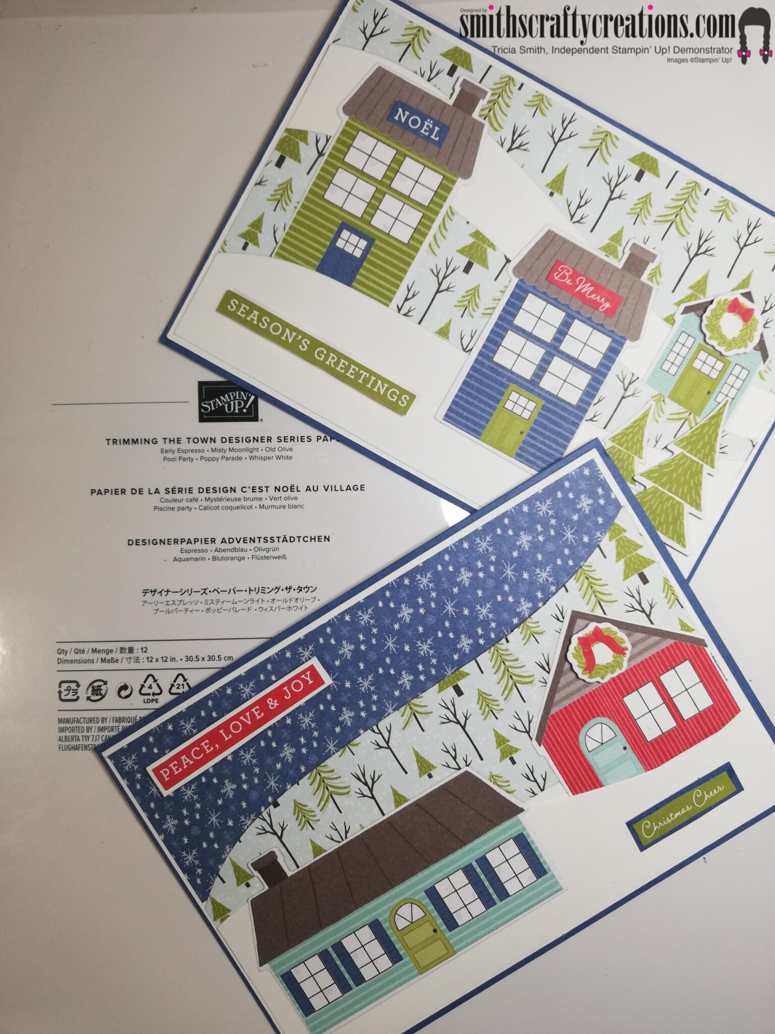 Christmas Cards using only Designer Series Paper