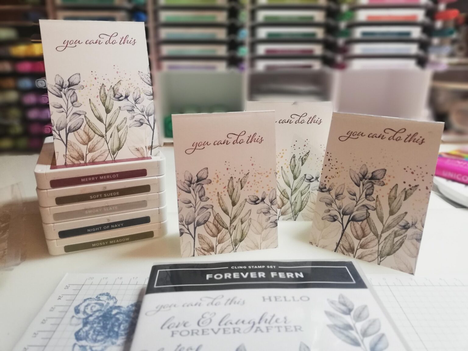 You can do this Forever Fern Cards